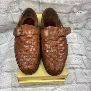 Men’s‎ Cross Country Leather Sandals Size 8